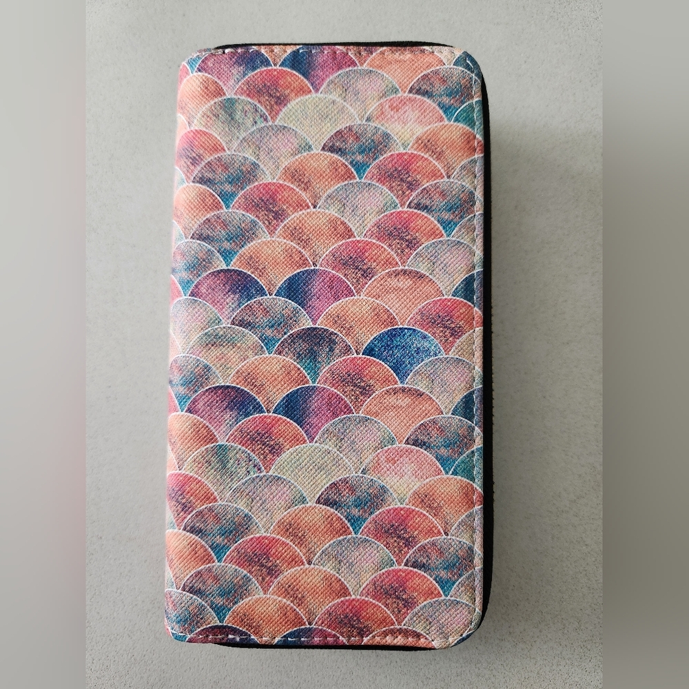 HAWEE Mermaid Pink Pattern Cellphone Wallet - Picture 1 of 7